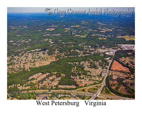 Aerial Photo of West Petersburg, Virginia