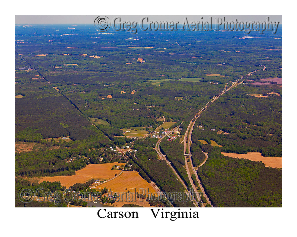 Aerial Photo of Carson, Virginia