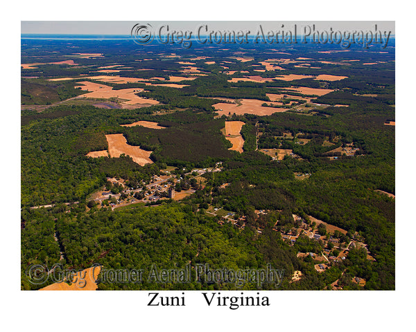 Aerial Photo of Zuni, Virginia