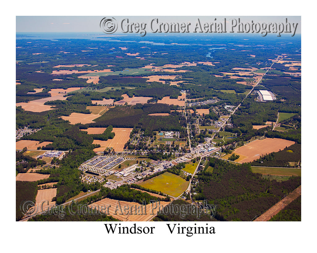 Aerial Photo of Windsor, Virginia