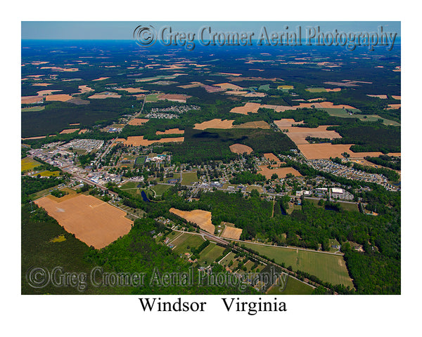 Aerial Photo of Windsor, Virginia