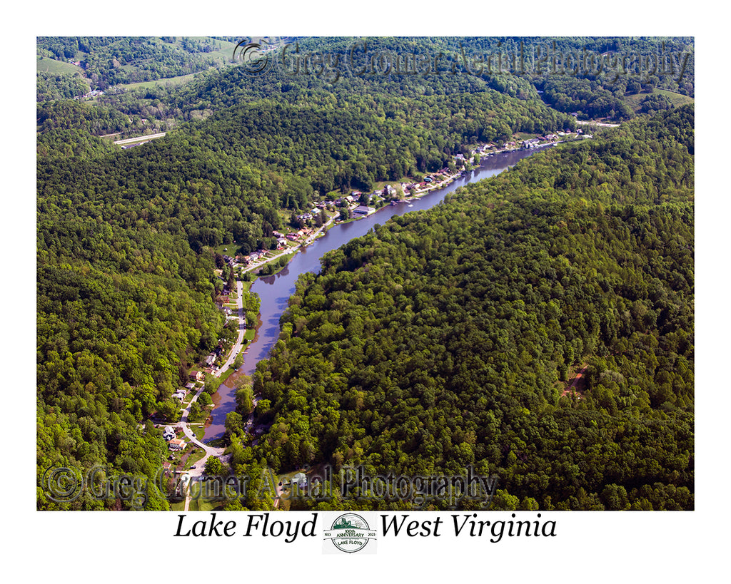 Aerial Photo of Lake Floyd, West Virginia