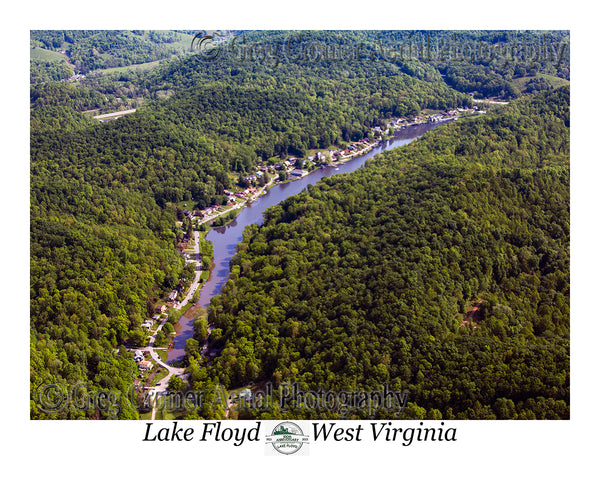 Aerial Photo of Lake Floyd, West Virginia