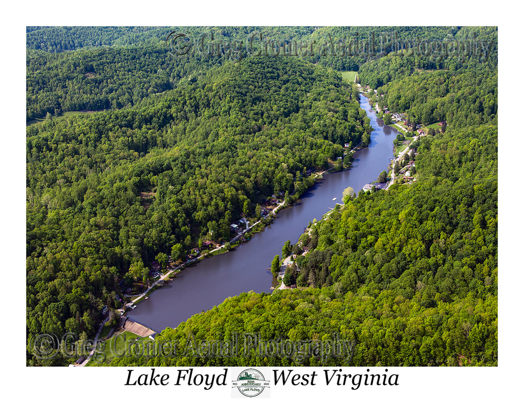 Aerial Photo of Lake Floyd, West Virginia