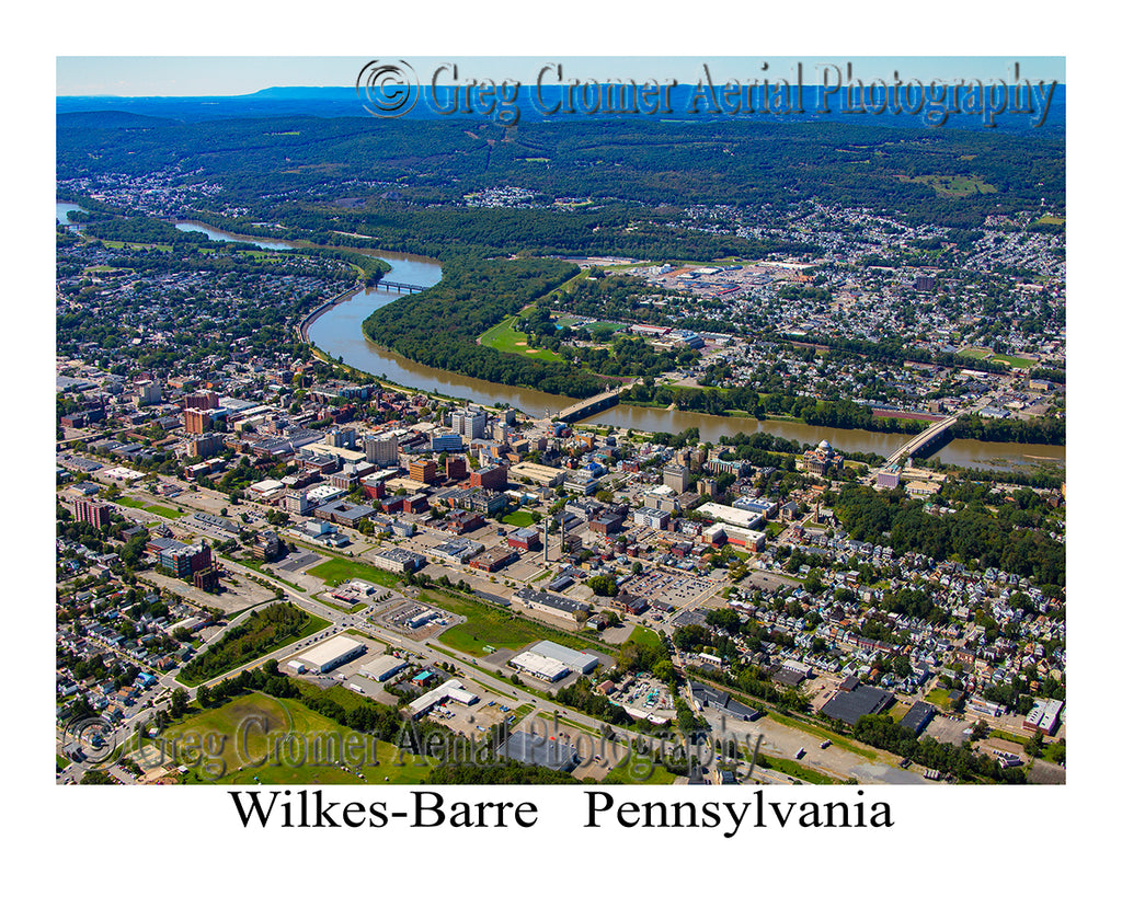 Aerial Photo of Wilkes-Barre, Pennsylvania