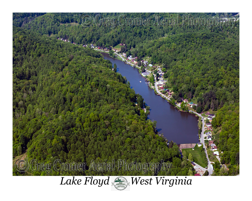 Aerial Photo of Lake Floyd, West Virginia