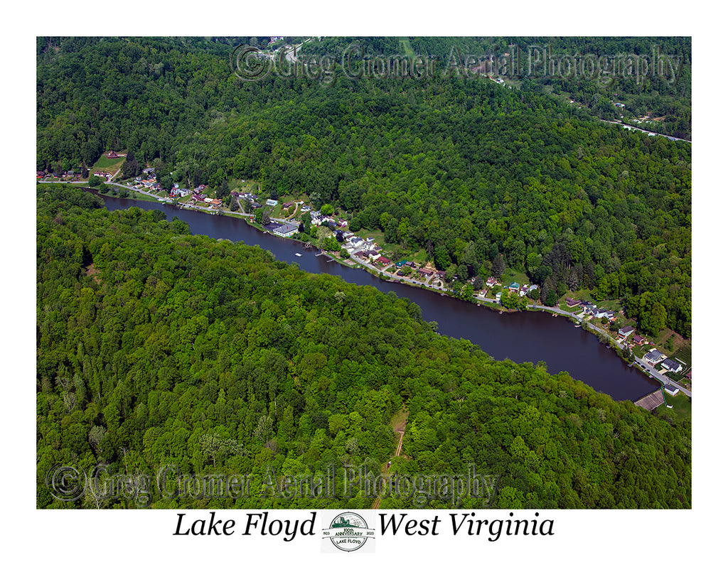 Aerial Photo of Lake Floyd, West Virginia