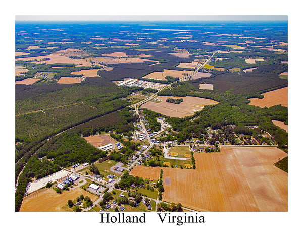 Aerial Photo of Holland, Virginia