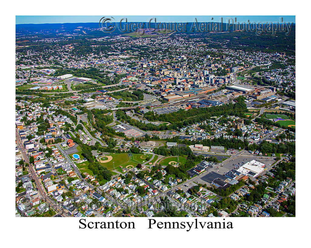 Aerial Photo of Scranton, Pennsylvania