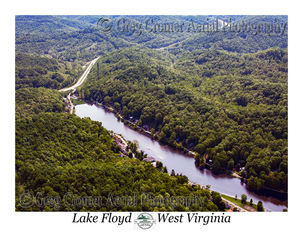 Aerial Photo of Lake Floyd, West Virginia