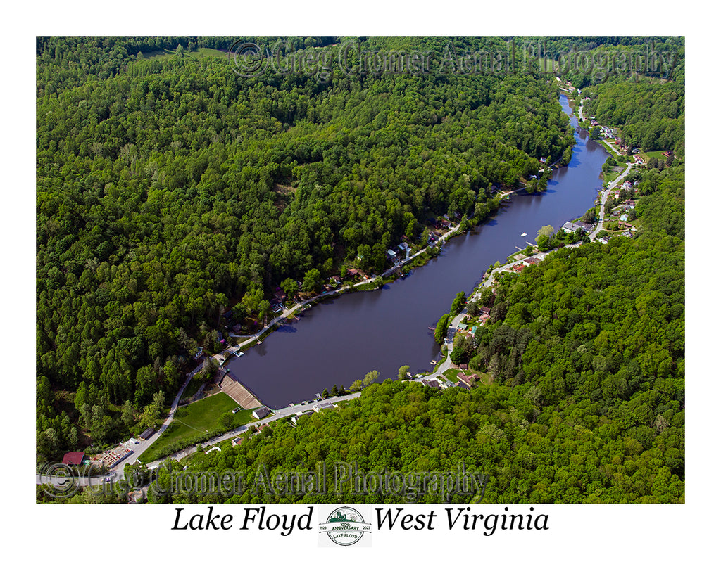 Aerial Photo of Lake Floyd, West Virginia