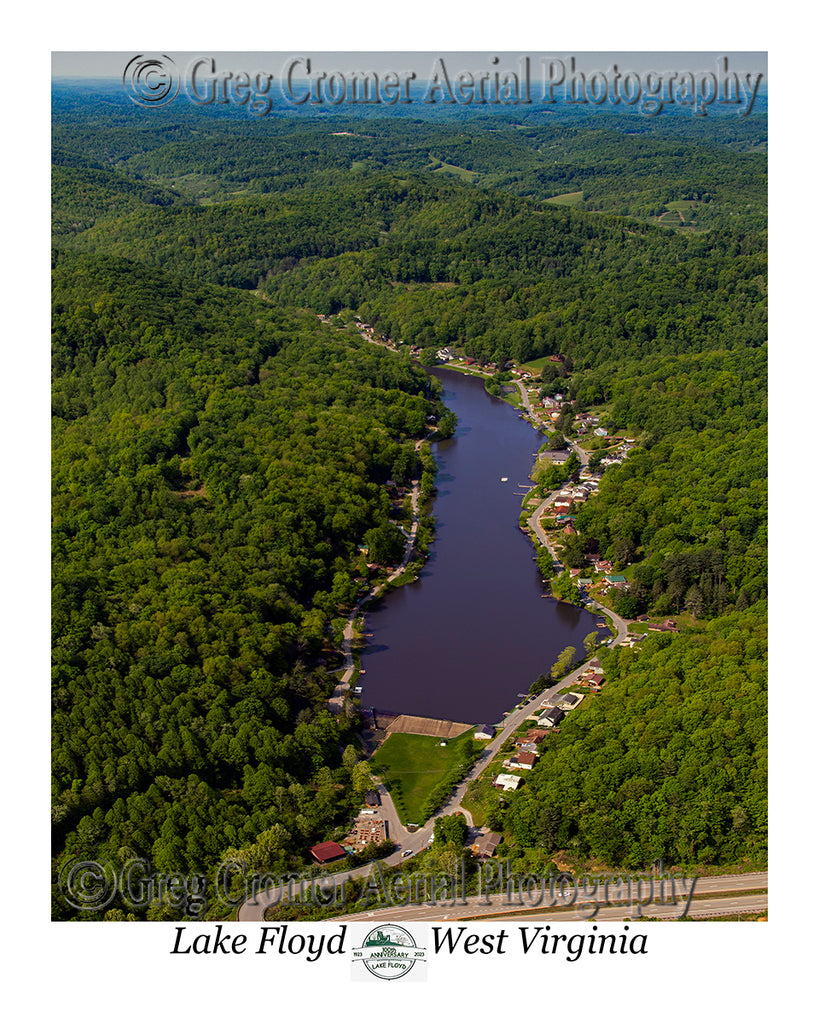 Aerial Photo of Lake Floyd, West Virginia