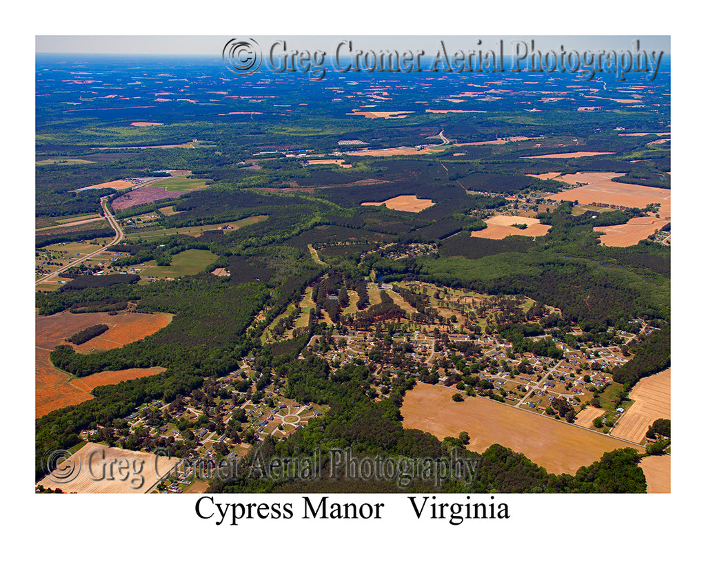 Aerial Photo of Cypress Manor - Franklin, Virginia