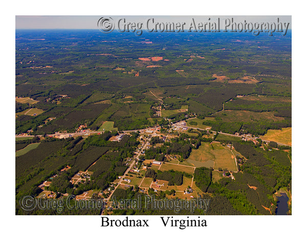 Aerial Photo of Brodnax, Virginia