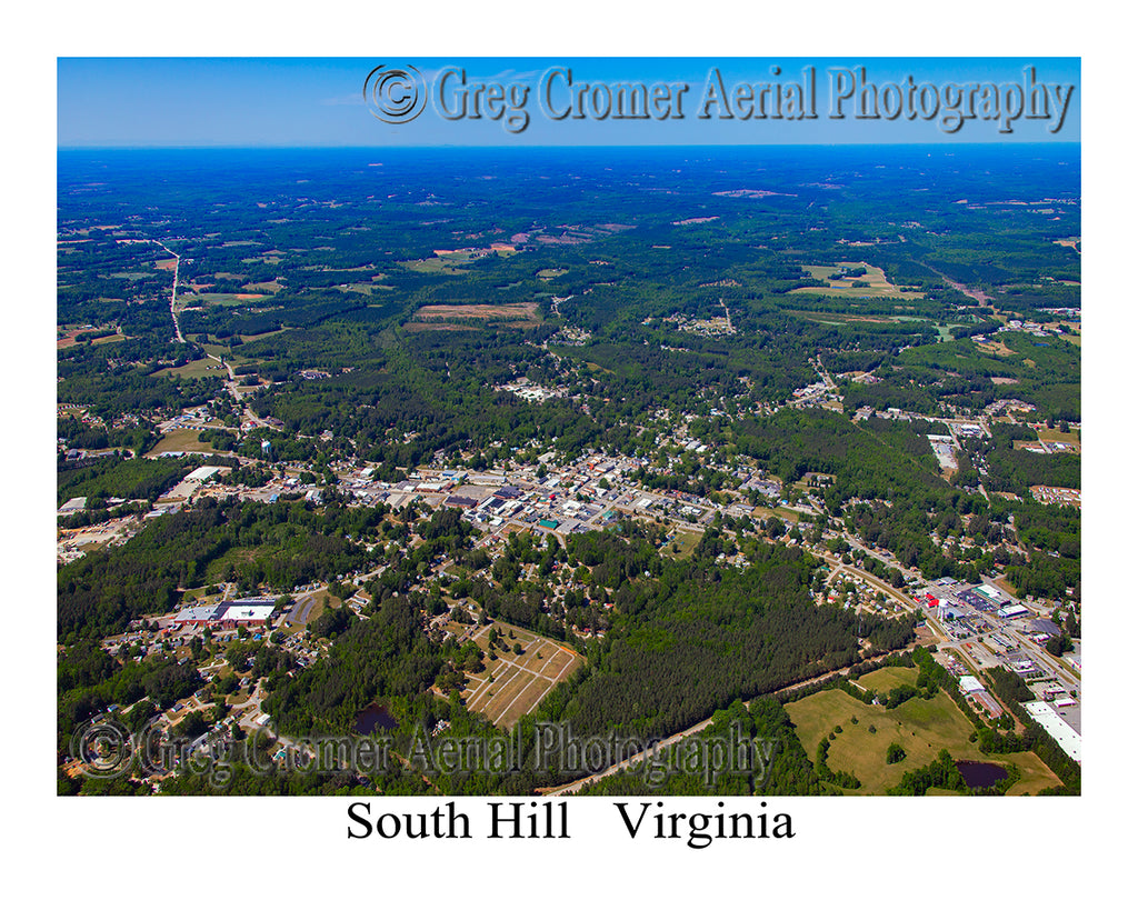 Aerial Photo of South Hill, Virginia