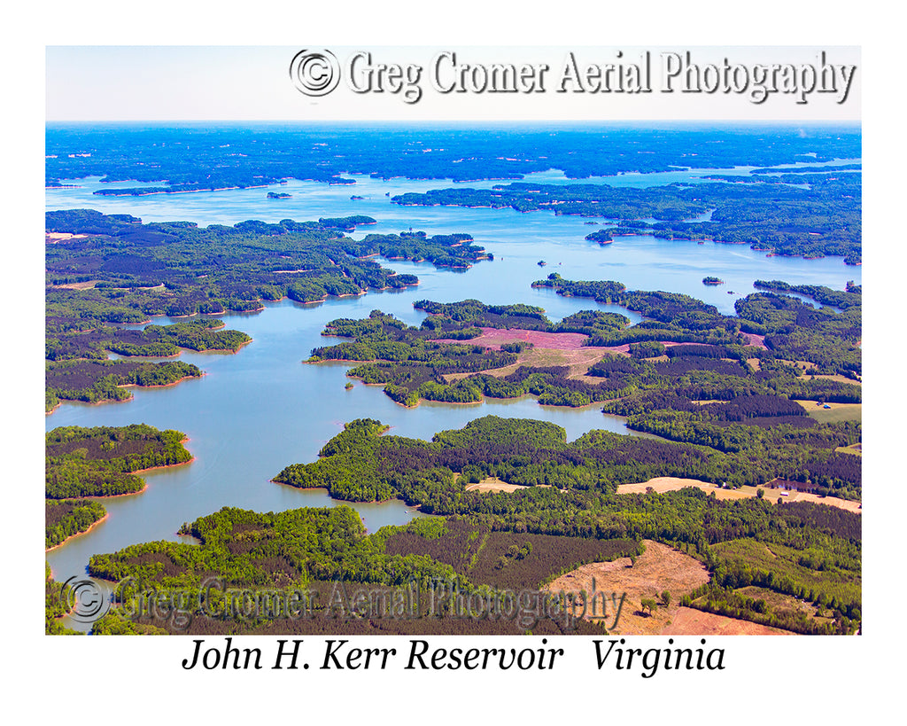 Aerial Photo of John H. Kerr Reservoir - Boydton, Virginia