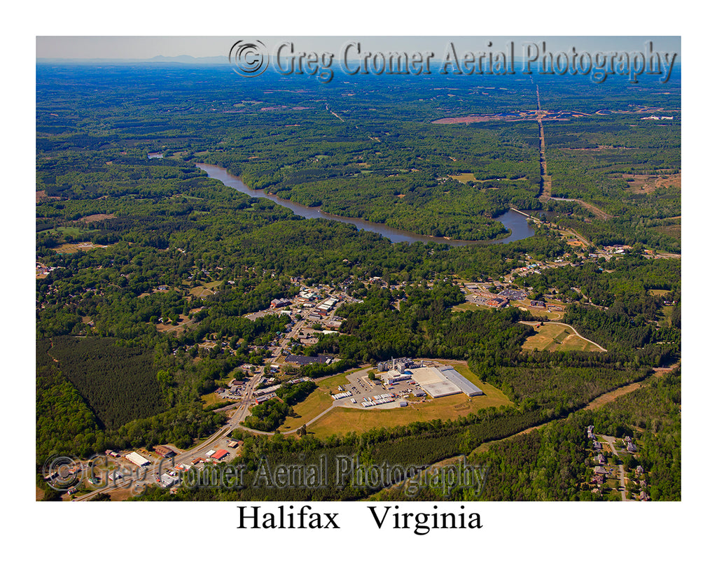 Aerial Photo of Halifax, Virginia