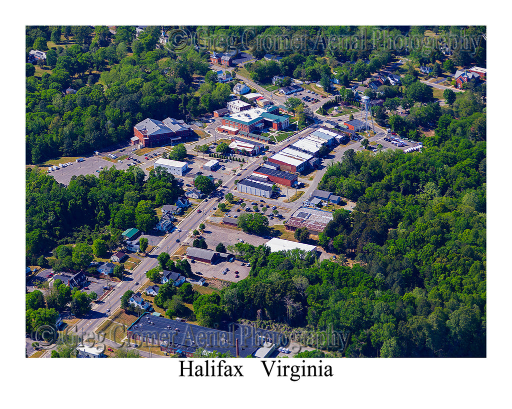 Aerial Photo of Halifax, Virginia