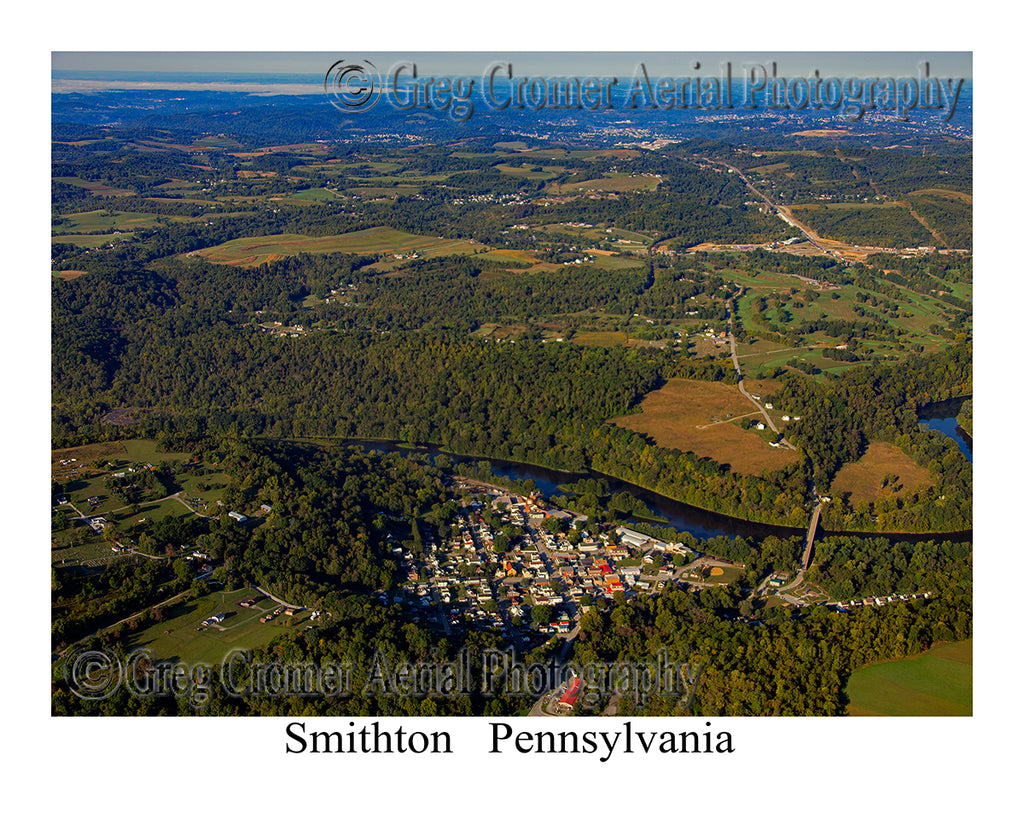 Aerial Photo of Smithton, Pennsylvania