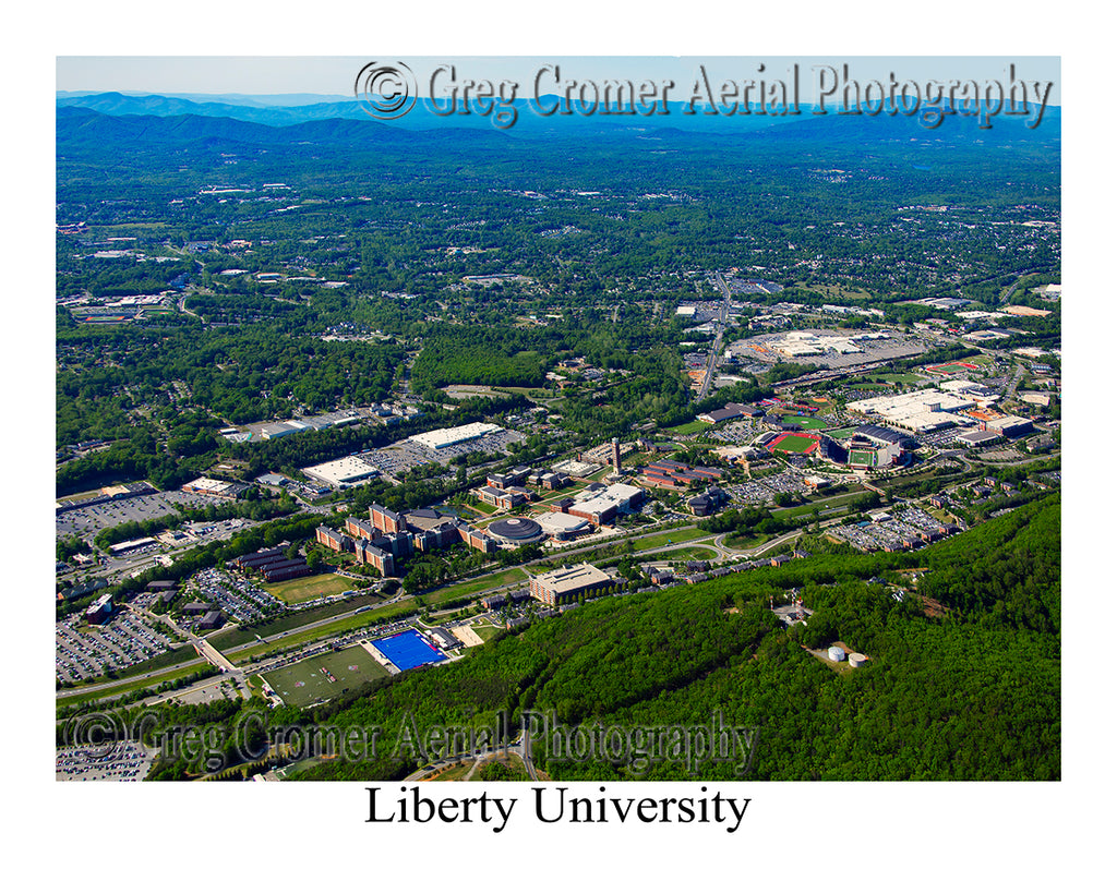 Aerial Photo of Liberty University - Lynchburg, Virginia