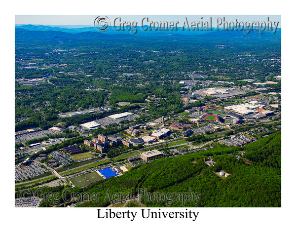 Aerial Photo of Liberty University - Lynchburg, Virginia