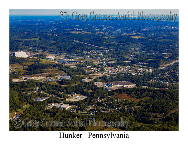 Aerial Photo of Hunker, Pennsylvania