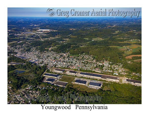 Aerial Photo of Youngwood, Pennsylvania