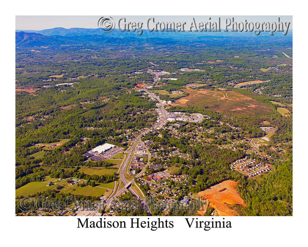 Aerial Photo of Madison Heights, Virginia