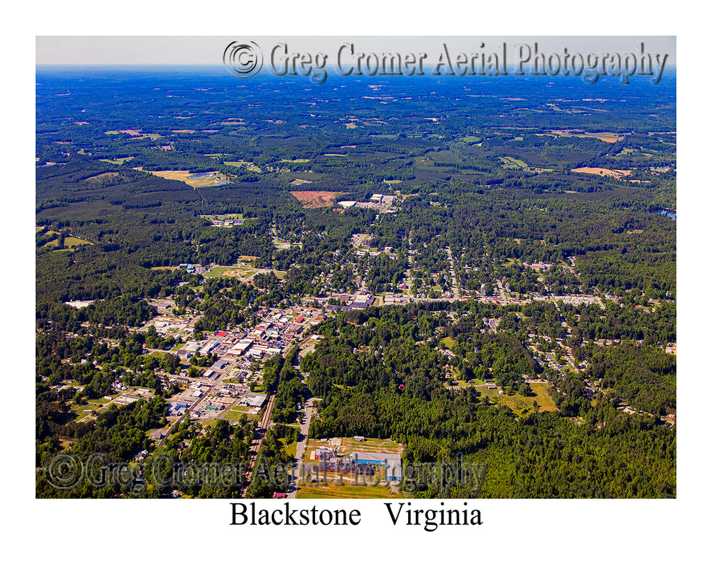 Aerial Photo of Blackstone, Virginia