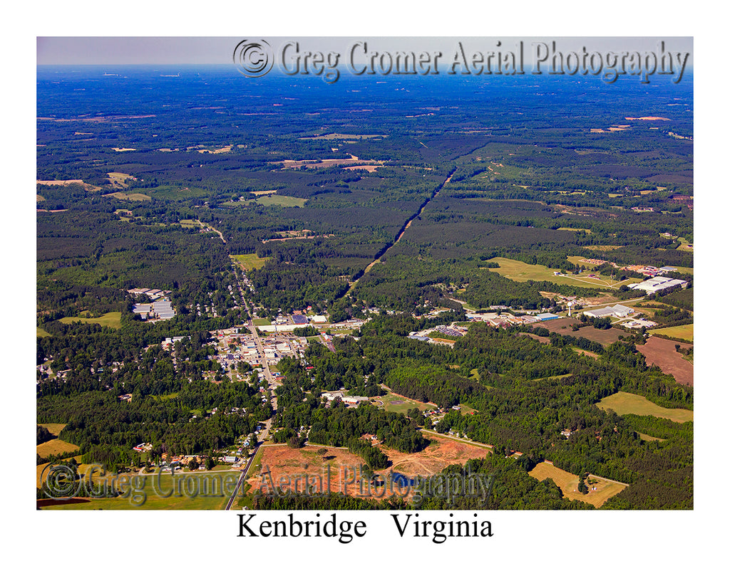 Aerial Photo of Kenbridge, Virginia
