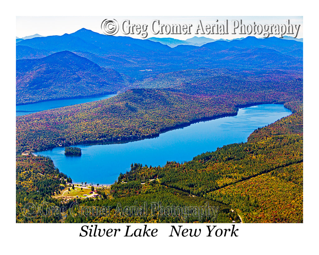 Aerial Photo of Silver Lake (Adirondacks Region), New York