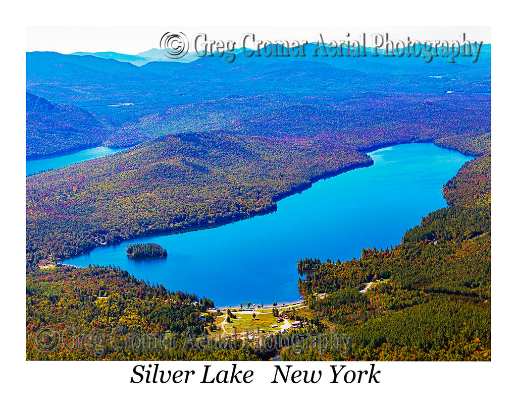 Aerial Photo of Silver Lake (Adirondacks Region), New York