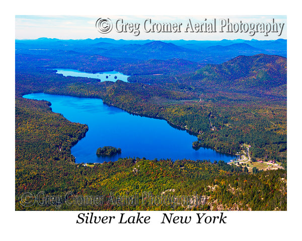 Aerial Photo of Silver Lake (Adirondacks Region), New York