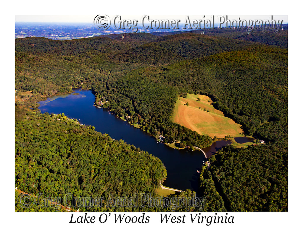 Aerial Photo of Lake O Woods - Bruceton Mills, WV