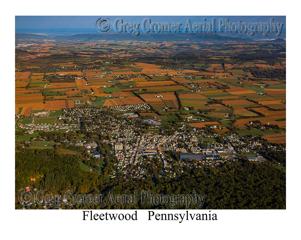 Aerial Photo of Fleetwood, Pennsylvania