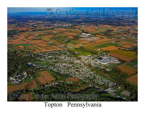 Aerial Photo of Topton, Pennsylvania