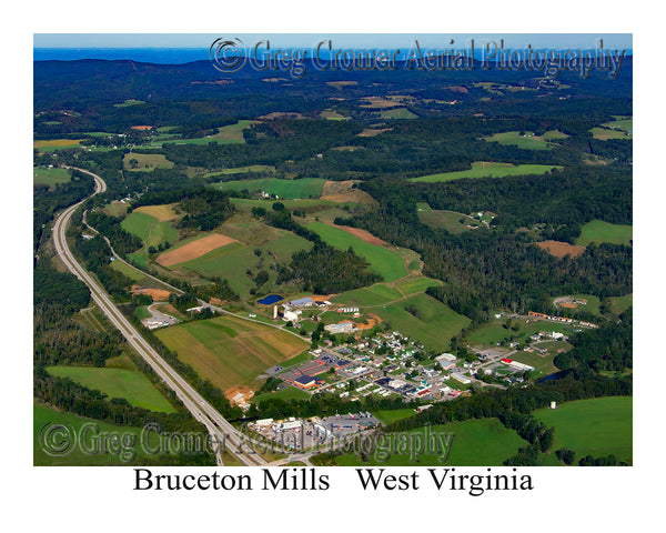 Aerial Photo of Bruceton Mills, West Virginia