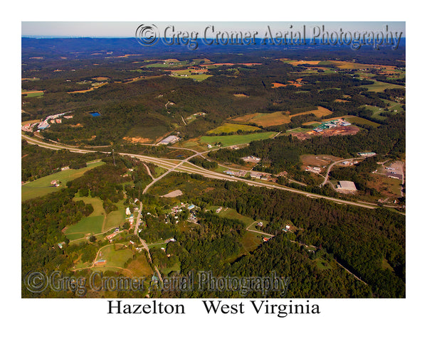 Aerial Photo of Hazelton, West Virginia