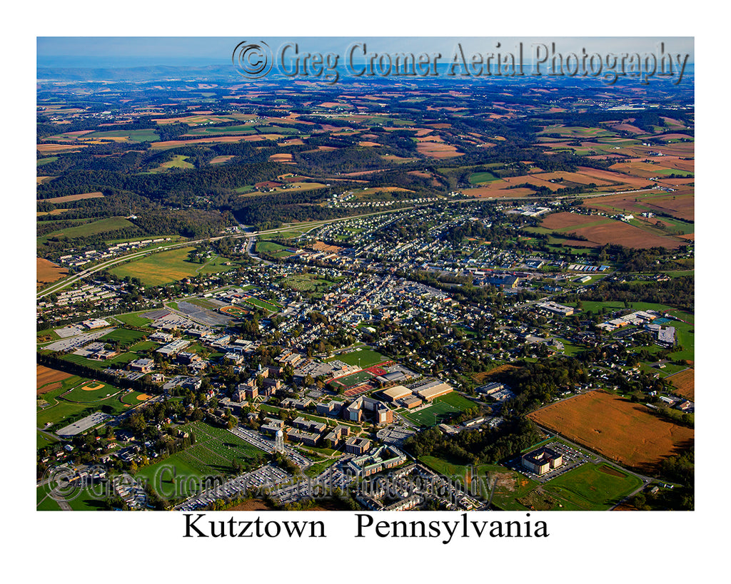 Aerial Photo of Kutztown, Pennsylvania