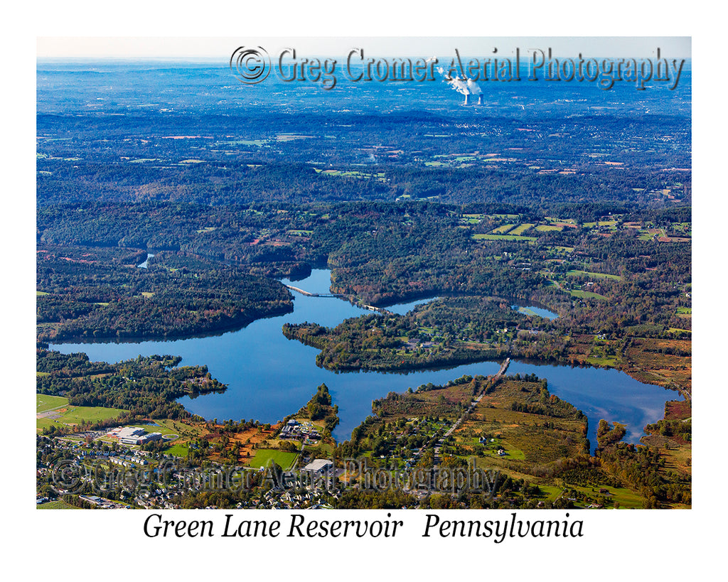 Aerial Photo of Green Lane Reservoir - Pennsburg, Pennsylvania