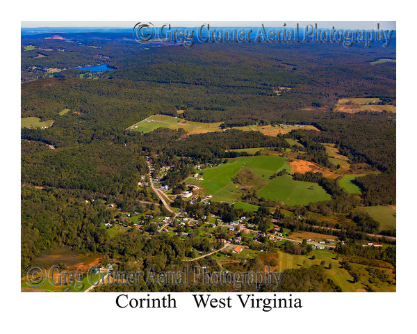 Aerial Photo of Corinth, West Virginia