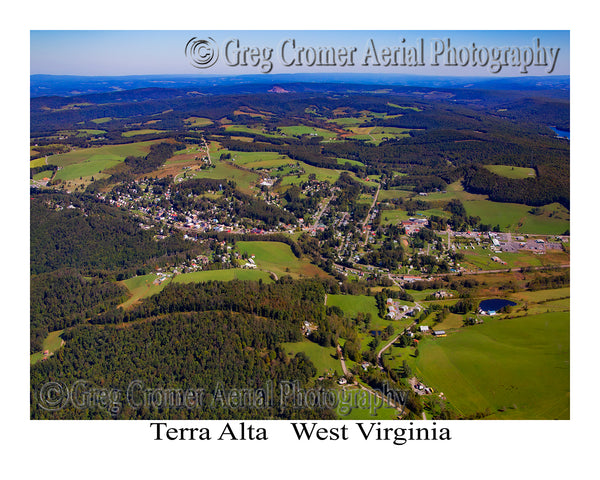 Aerial Photo of Terra Alta, West Virginia