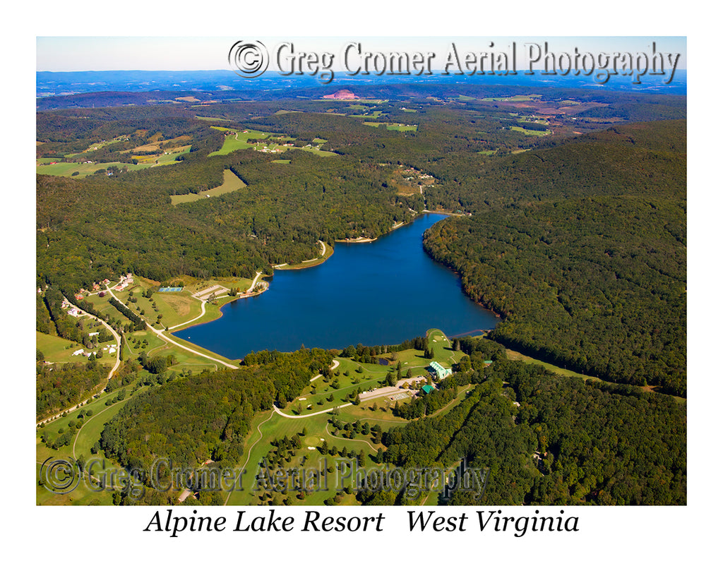 Aerial Photo of Alpine Lake Resort - Terra Alta, West Virginia