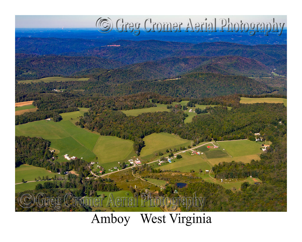 Aerial Photo of Amboy, West Virginia