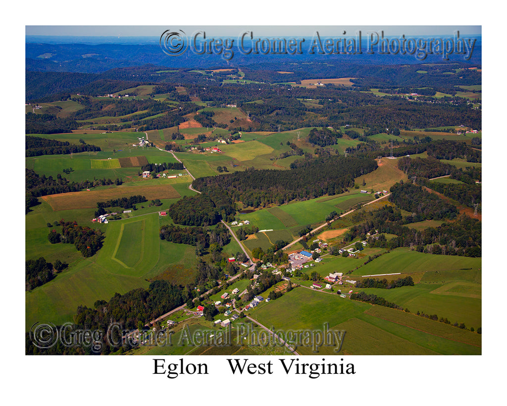 Aerial Photo of Eglon, West Virginia