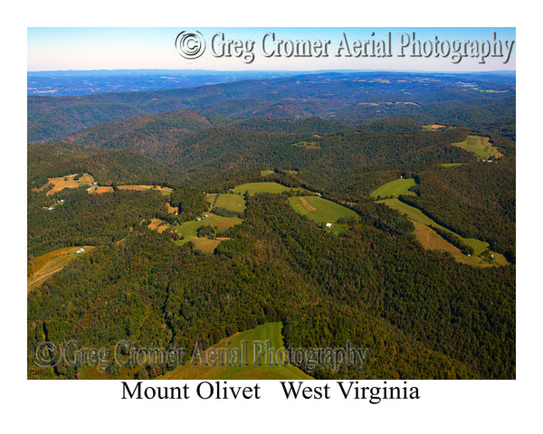 Aerial Photo of Mount Olivet, West Virginia