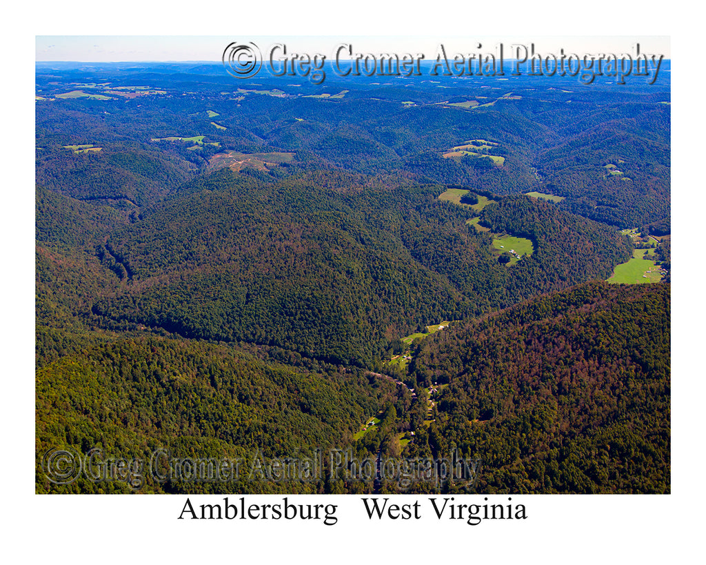 Aerial Photo of Amblersburg, West Virginia