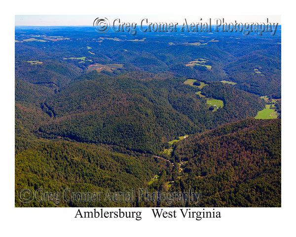 Aerial Photo of Amblersburg, West Virginia
