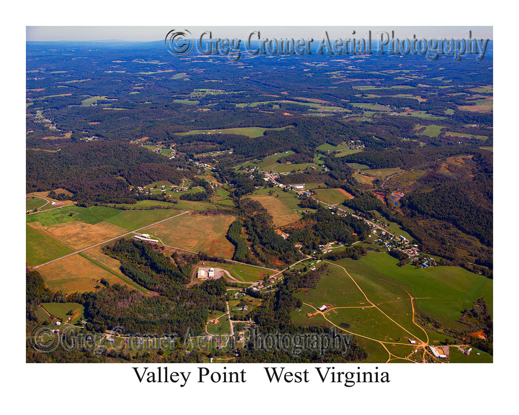 Aerial Photo of Valley Point, West Virginia