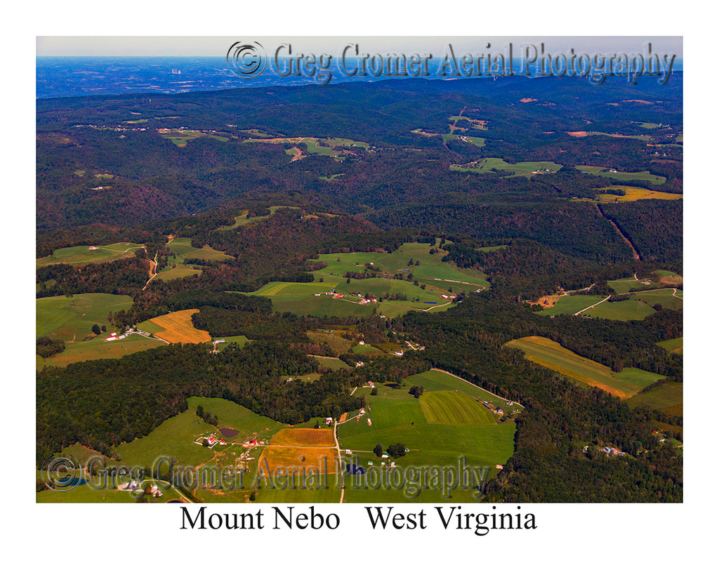 Aerial Photo of Mount Nebo (Preston County), West Virginia